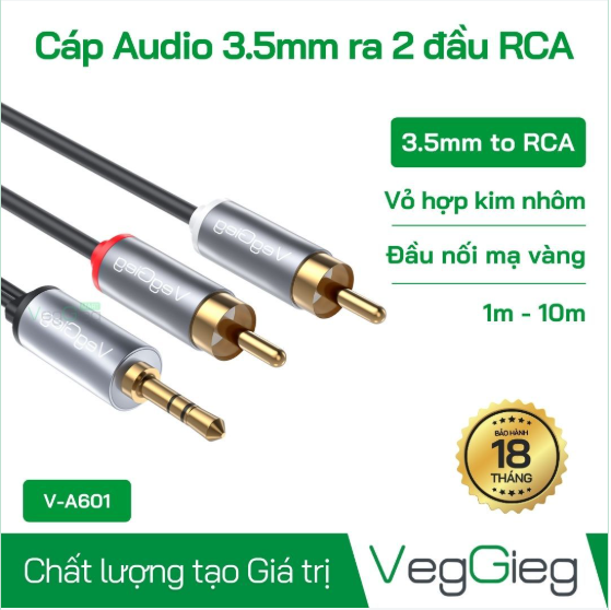 Cáp audio 3.5mm